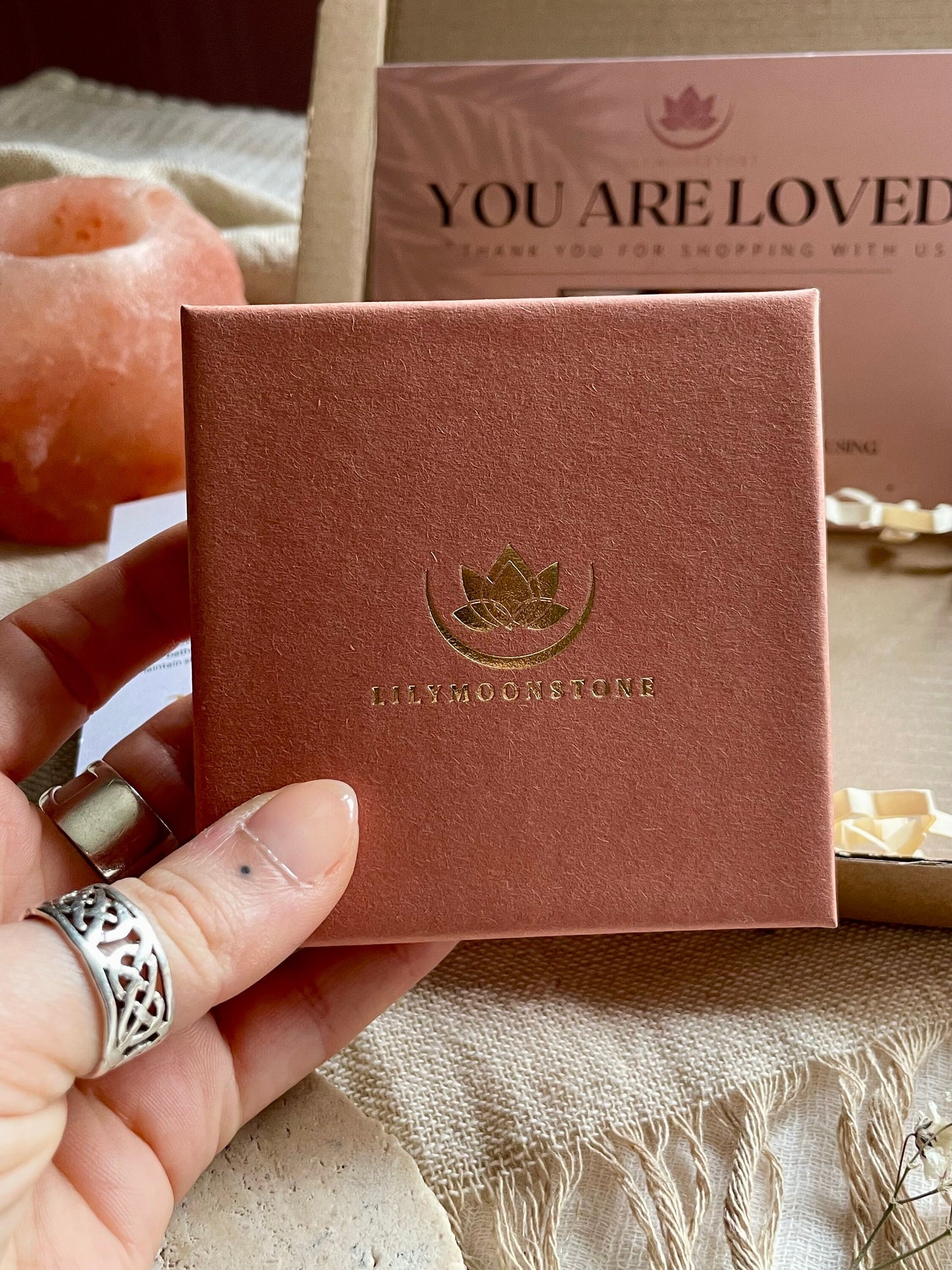 Sterling Silver Rose Quartz ring, wire wrapped, boho gift for her, love and passion