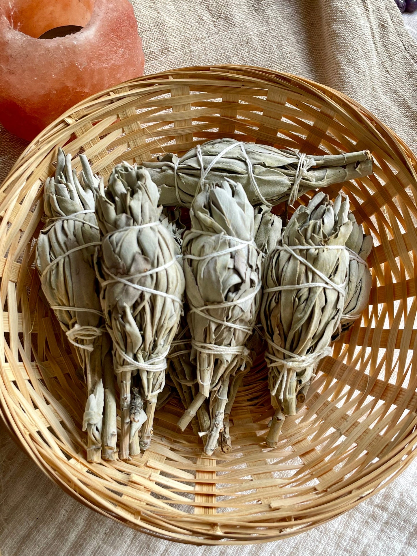White sage, Cleansing smudge stick, Healing therapy, self love bundle