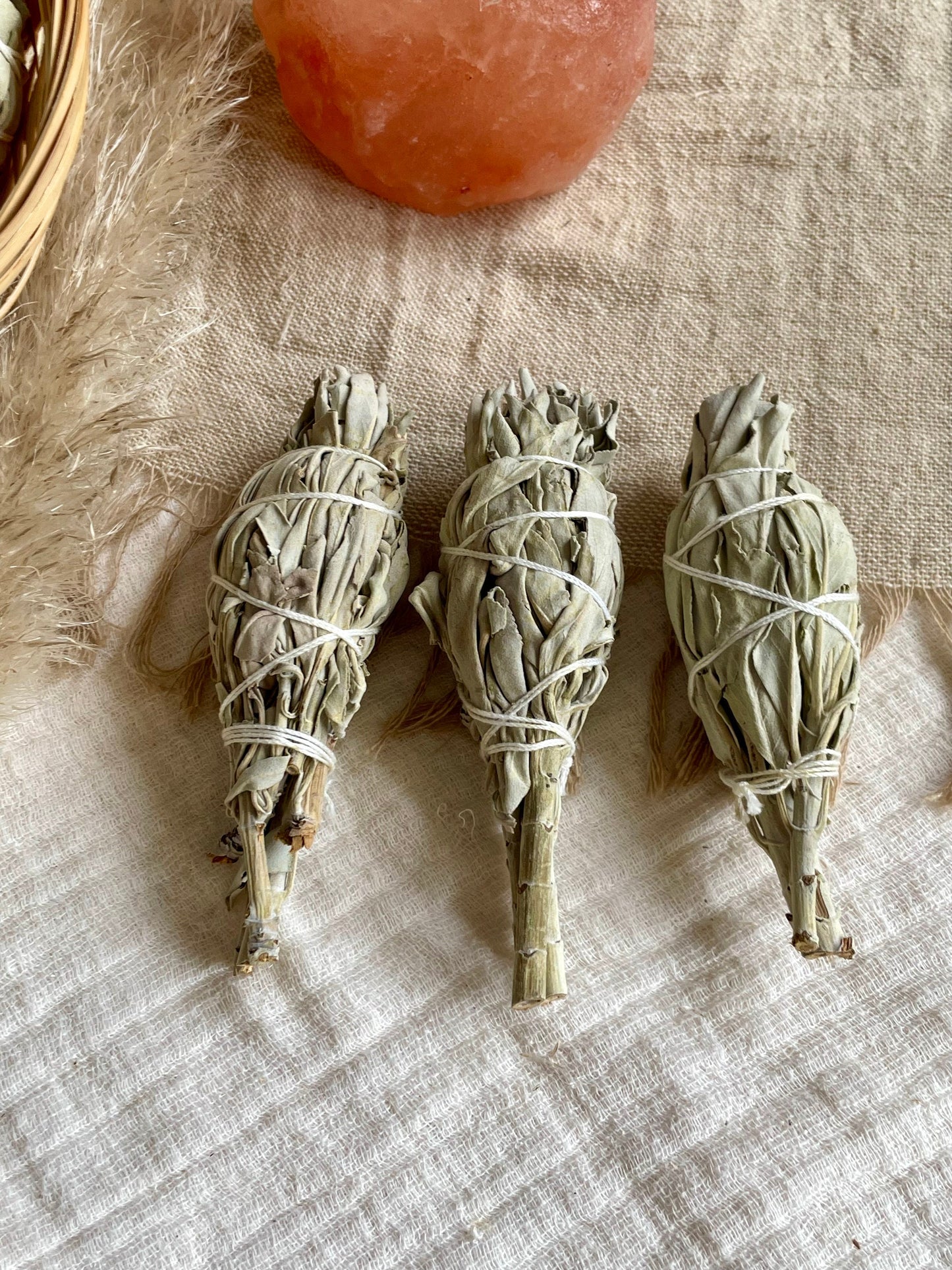 White sage, Cleansing smudge stick, Healing therapy, self love bundle