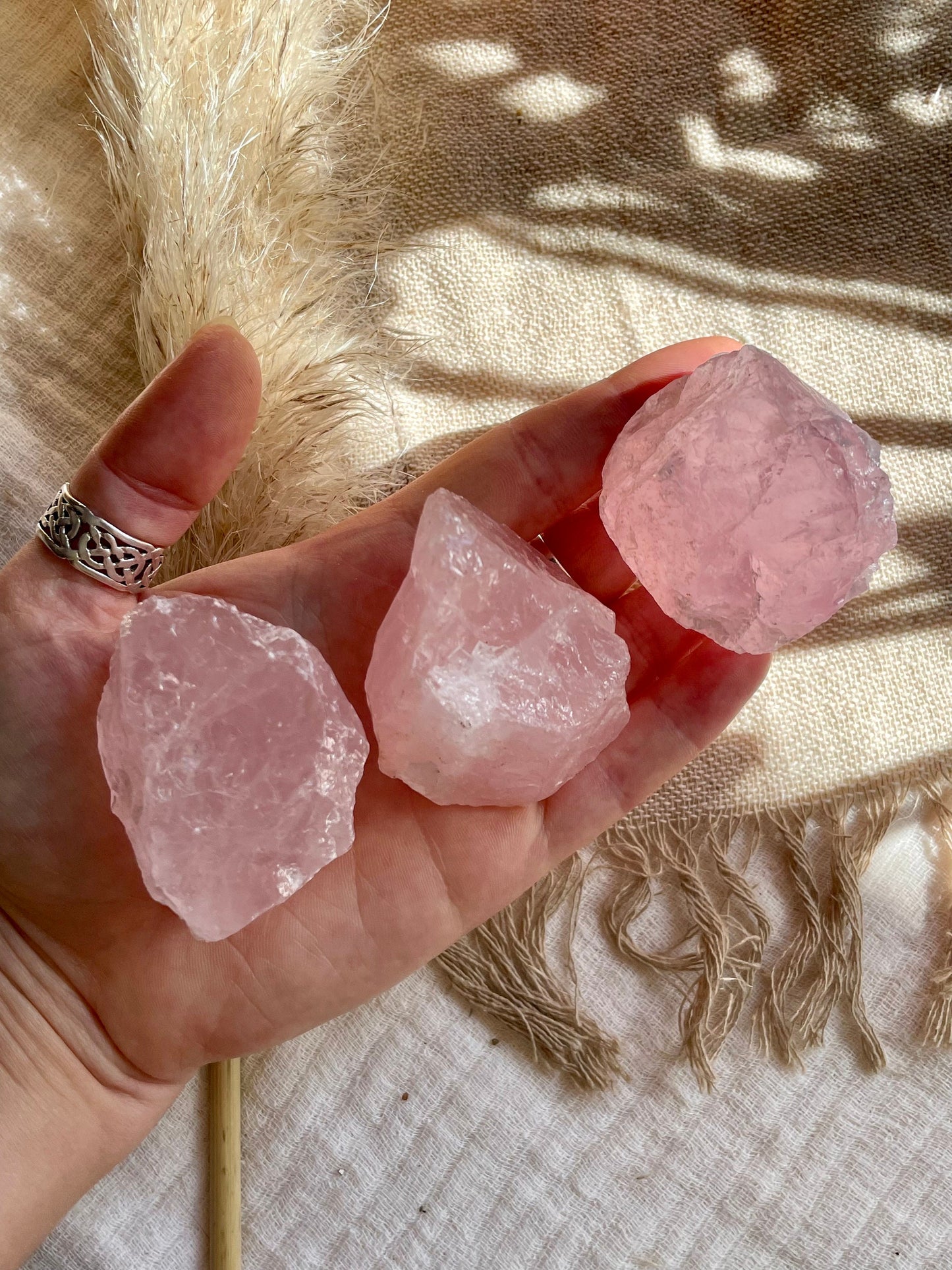 Rose Quartz chunk, Healing crystals, Raw Quartz, Love and Passion