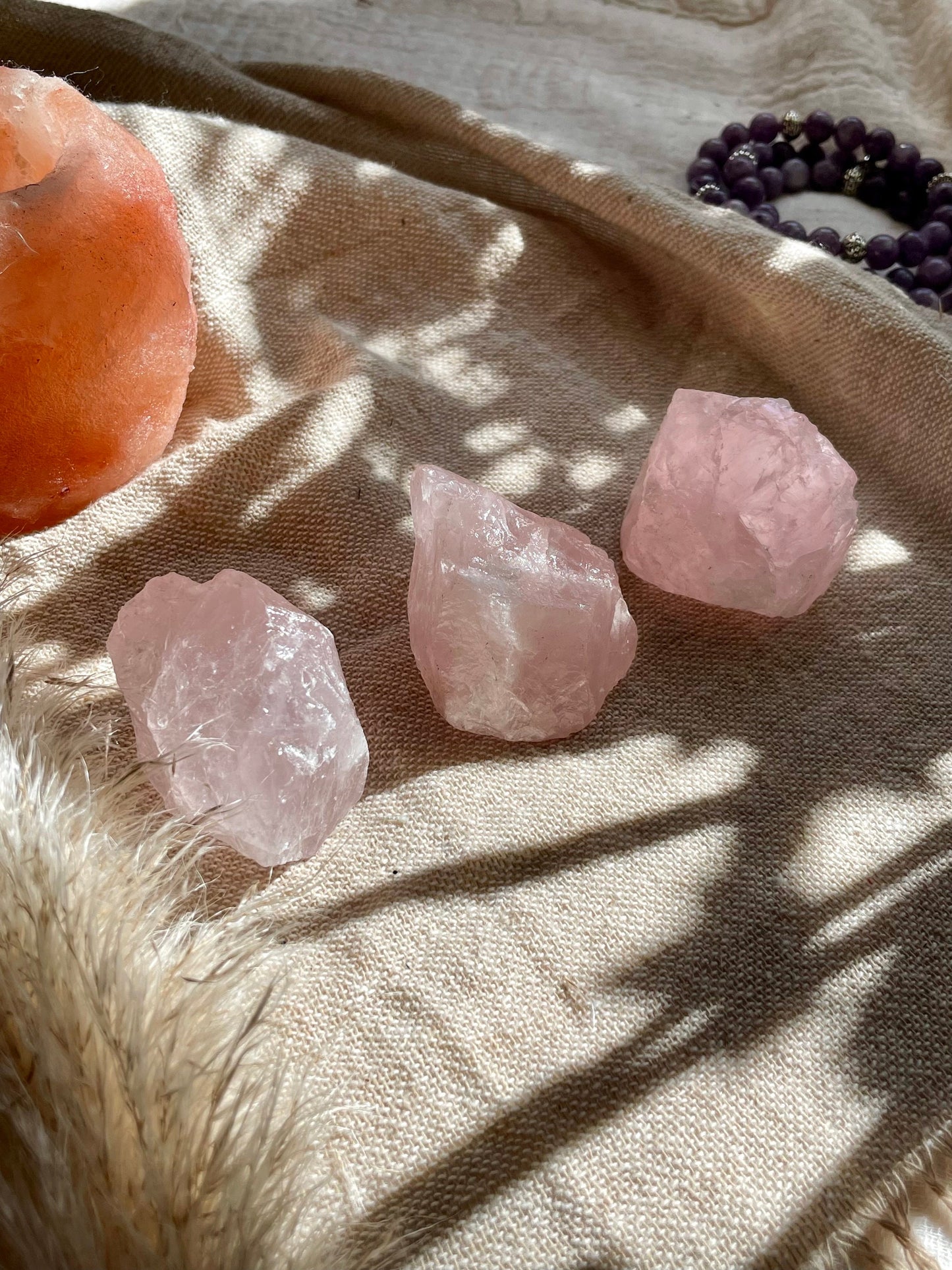 Rose Quartz chunk, Healing crystals, Raw Quartz, Love and Passion