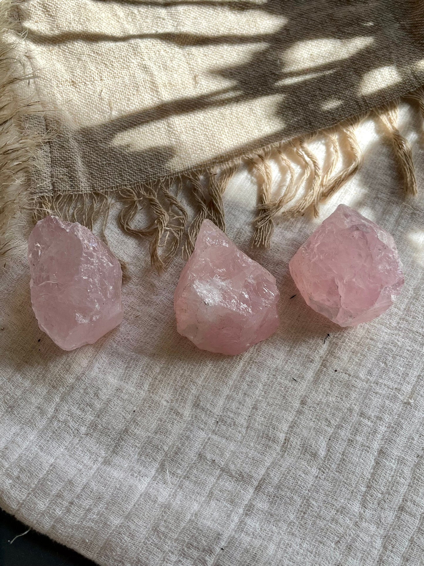 Rose Quartz chunk, Healing crystals, Raw Quartz, Love and Passion