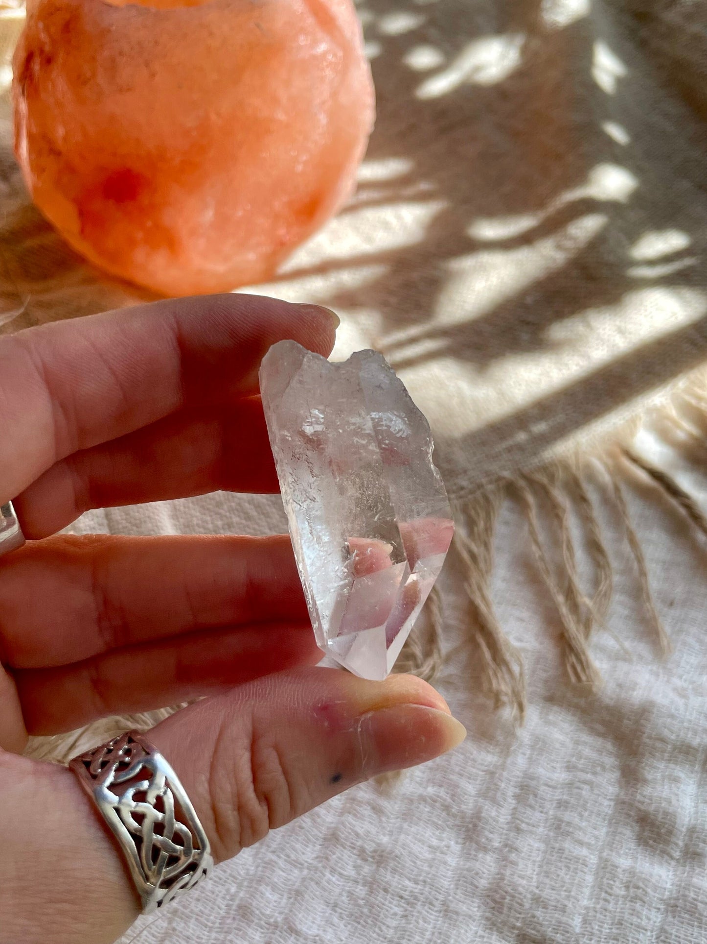 Clear Quartz chunk, Healing crystals, Raw Quartz, self love bundle